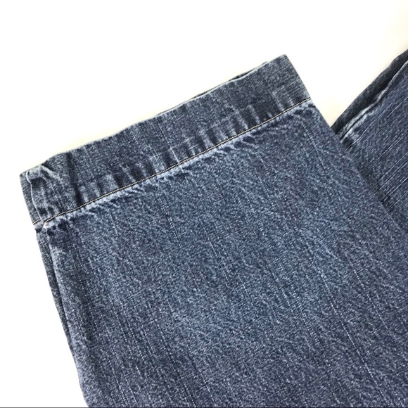 Eddie Bauer Capri Cropped Jean Size 18P Women Blue - Picture 5 of 8